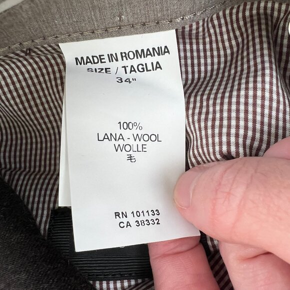 Ermenegildo Zegna Brown Dress Pants - Picture 6 of 14